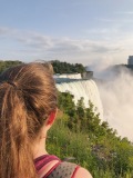 The falls at Niagara